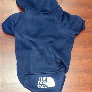 Navy Blue Dog Hoodie